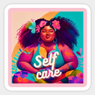 Self Care Sticker